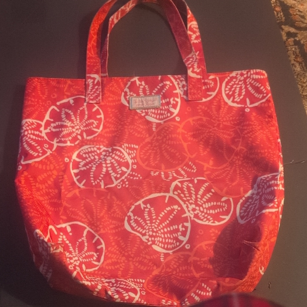 Lily Pulitzer Print Beach Tote